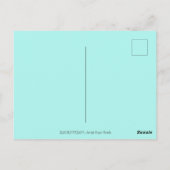 SAILOR'S FANTASY MERMAID RIDING MERHORSE, SEAHORSE BRIEFKAART (Achterkant)