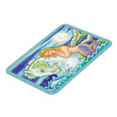 SAILOR'S FANTASY MERMAID RIDING MERHORSE, SEAHORSE MAGNEET (Linkerzijde)