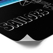 Sailors Haven Surfstrand Surf Jongen Meisje Poster (Hoek)