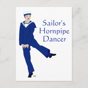 Sailors Hornpipe Dancer Briefkaart