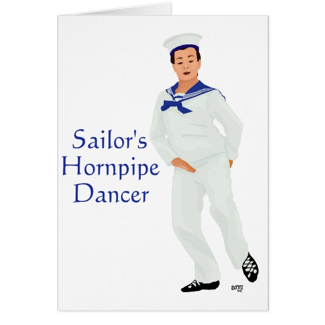 Sailors Hornpipe Highland Dancer (Voorkant)