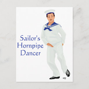 Sailors Hornpipe Hooglandse Danser Briefkaart