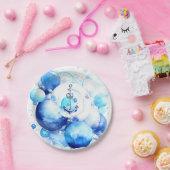 Sailor's Journey Nautical Boy Baby shower Papieren Bordje (Feest)