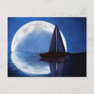 Sailor's Moon ~Moonlight Sailboat~ Briefkaart