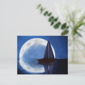 Sailor's Moon ~Moonlight Sailboat~ Briefkaart (Staand voorkant)