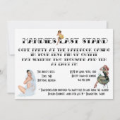 Sailors Pas op! Bachelorette Party Kaart (Achterkant)