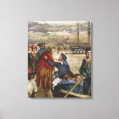 Sailors' Sweethearts and Wives (door John Lee) Canvas Afdruk (Voorkant)