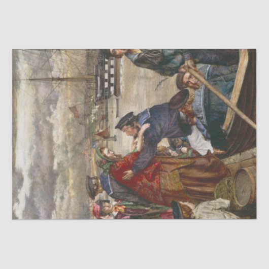 Sailors' Sweethearts and Wives (door John Lee) Tissuepapier (Voorkant)