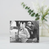 Sailors wassen in 1913 briefkaart (Staand voorkant)