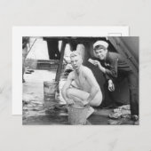 Sailors wassen in 1913 briefkaart (Voorkant / Achterkant)