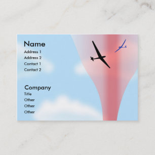 Sailplane Glider chubby Visitekaartje