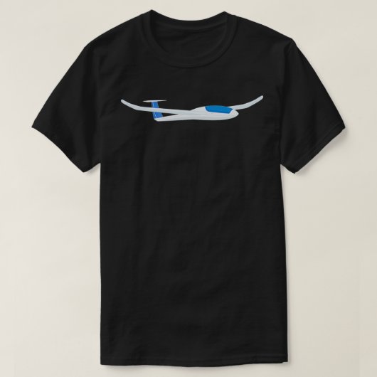 Sailplane Glider Gliding PlaneTShirt T-shirt (Design voorkant)