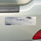 Sailplane Launching Bumpersticker (Op auto)
