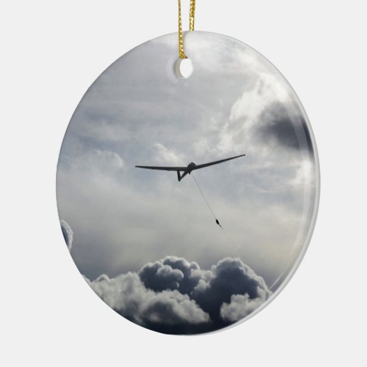 Sailplane Launching Keramisch Ornament (Links)