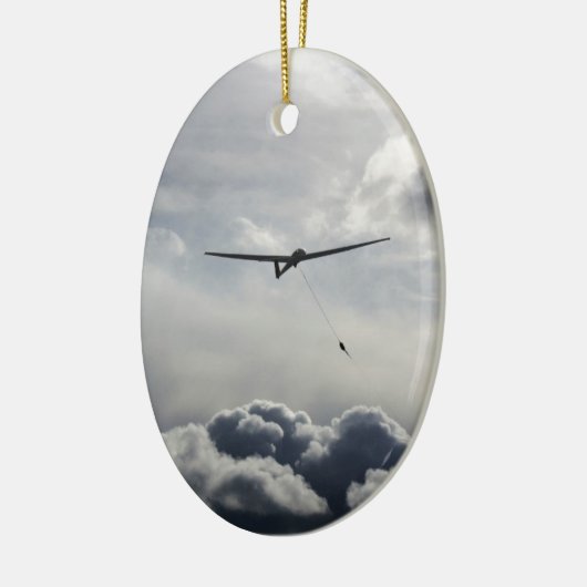 Sailplane Launching Keramisch Ornament (Links)