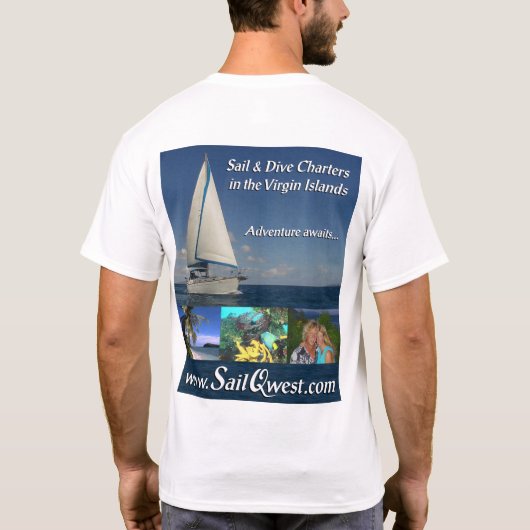 SailQwest Adventure T-shirt (Achterkant)