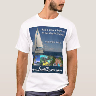 SailQwest avontuur-voorontwerp T-shirt