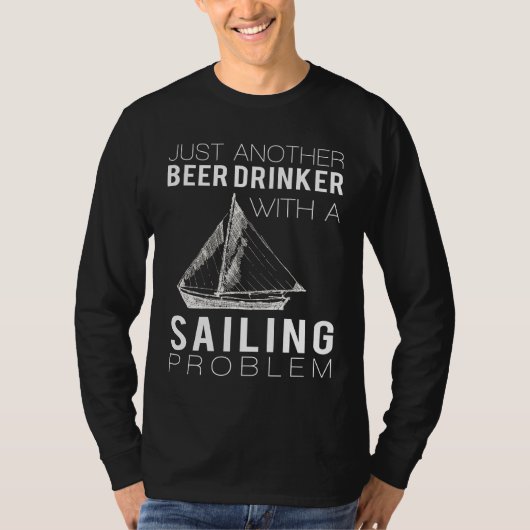 Sails & Ales: gewoon een bierdrinker met een Sai T-shirt (Voorkant)