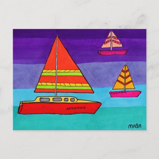 Sails Manager Briefkaart (Voorkant)