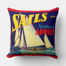 Sails Northwest Apples, 1930s, op label afdrukken