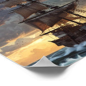 Sails of Adventure: een zeiltocht Poster (Hoek)