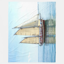 SAILSCHIP FLEECE DEKEN