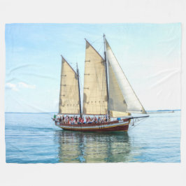 SAILSCHIP FLEECE DEKEN