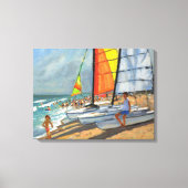 Sailships Garrucha Spanje Canvas Afdruk (Voorkant)
