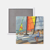 Sailships Garrucha Spanje Magneet (Voorkant / Achterkant)