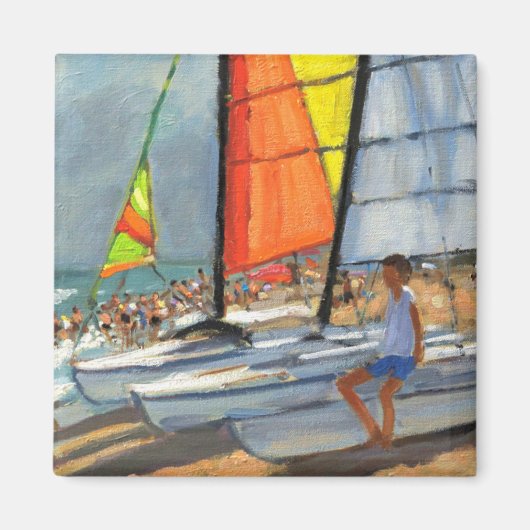 Sailships Garrucha Spanje Magneet (Voorkant)