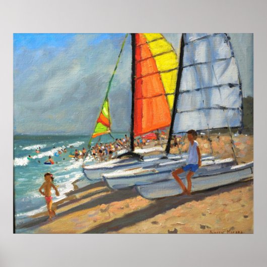 Sailships Garrucha Spanje Poster (Voorkant)