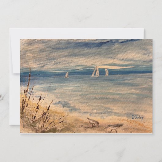 Sailships Notecard Bedankkaart (Voorkant)