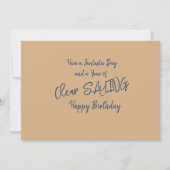 Sailships Notecard Bedankkaart (Achterkant)