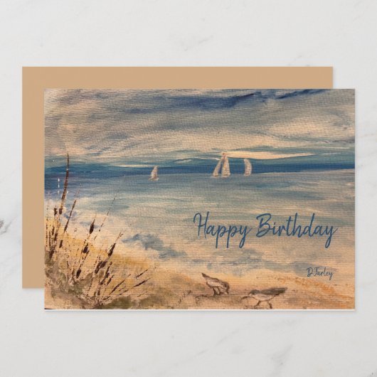 Sailships Notecard Bedankkaart (Voorkant / Achterkant)