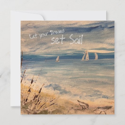 Sailships Notecard Bedankkaart (Voorkant)