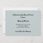 Sailships Viering van de herdenking van het leven Kaart (Achterkant)