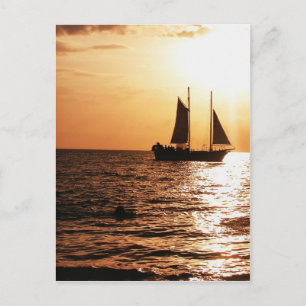 SAILSUNSET, MONTEGO BAY, JAMAICA BRIEFKAART