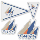 SailTASS Custom-Cut Vinyl Sticker (Voorkant)
