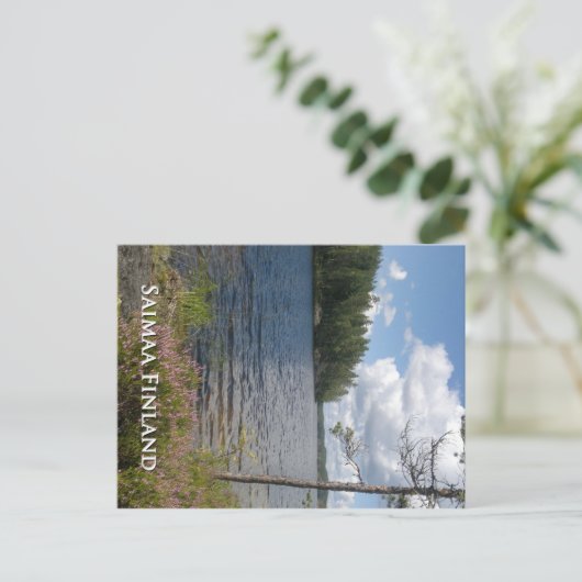 Saimaa Finland Briefkaart (Staand voorkant)