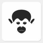 Saimiri Monkey Vierkante Sticker (Voorkant)