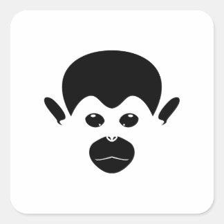 Saimiri Monkey Vierkante Sticker
