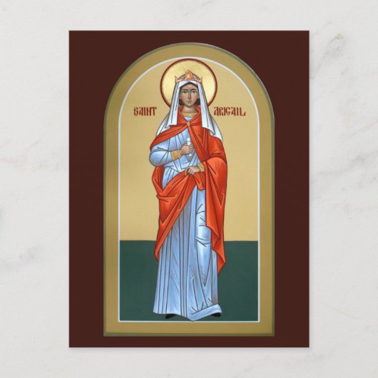 Saint Abigail Prayer-kaart Briefkaart (Voorkant)