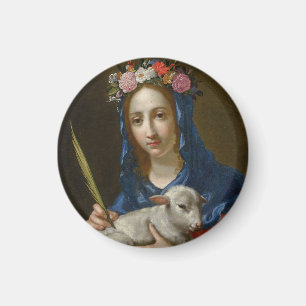 Saint Agatha (door Cesare Dandini) Magneet