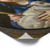 Saint Agatha (door Cesare Dandini) Poster (Hoek)