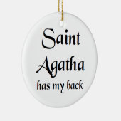saint agatha keramisch ornament (Rechts)