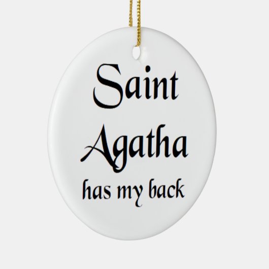 saint agatha keramisch ornament (Rechts)