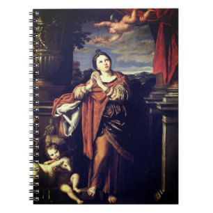 Saint Agnes door Domenichino (c. 1620) Notitieboek