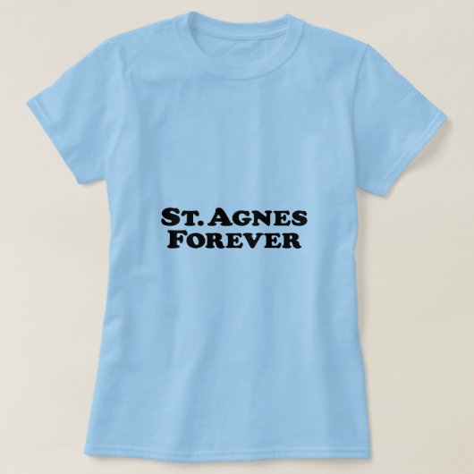 Saint Agnes Forever - Basic T-shirt (Design voorkant)
