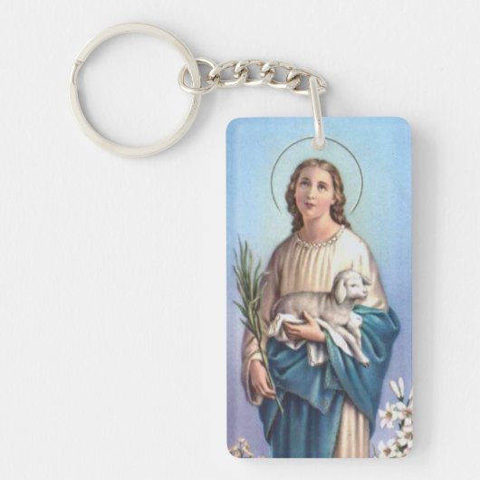 Saint Agnes Sleutelhanger (Voorkant)