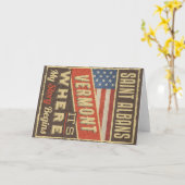 Saint Albans Vermont Kaart (Gele Bloem)